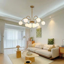 Modern Glass Ball LED Chandelier for Living Dining Room Kitchen Bedroom by Ljojo