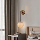 Ljojo Marble Ball Wall Light, Copper Finish, G9 Bulb, 12/15cm, Home Decor Sconce