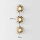 Nordic Minimalist Glass Wall Lamp for Bedroom Living Room Decor by Ljojo