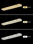 Ljojo Modern Art Decor Crystal LED Chandelier | Elegant Pendant Light for Living & Dining Room