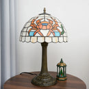 Cute Crab Stained Glass Lamp 12 Inch | Retro Home Office Decor Reading Light - Ljojo