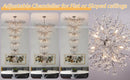 Ljojo Light Luxury Crystal Chandelier LED - French Decorative Lighting Fixtures