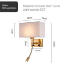 Wall Lamps Wabi-sabi Modern LED Chandeliers for Home Decoration Study Villa Hotel Bedside by Ljojo