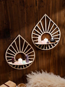 Ljojo™ Floating Crystal Shelf Display for Boho Home Decor in Living Room