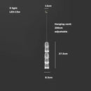 2026 New Trend Crystal Bullet High Ceiling Chandelier | Ljojo Light Fixture for Living Room Staircase