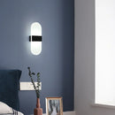 Ljojo LED Round Corner Acrylic Wall Lamp for Home Interiors