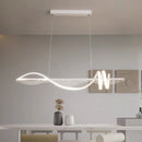 Ljojo Restaurant Pendant Light Modern Creative Long Strip Lamp Bedroom Dining Bar Lighting