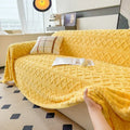 Ljojo™ Super Warm Coral Fleece Sofa Blanket for Winter - Soft & Thick Couch Cover