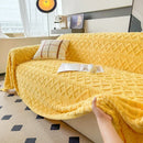 Ljojo™ Super Warm Coral Fleece Sofa Blanket for Winter - Soft & Thick Couch Cover