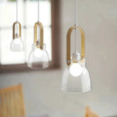 Nordic Minimal Glass LED Pendant Light Chandelier for Bedroom - Ljojo