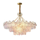 Crystal Snow Petals Chandelier | Modern Luxury Living Room Lighting by Ljojo