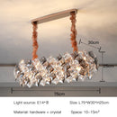 Ljojo Luxury Crystal Chandelier: Modern Gold Bedroom Living Room Lighting Fixtures