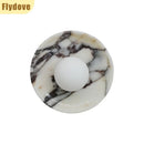 Ljojo Marble White Glass Ball LED Wall Lamp for Luxury Home Decor