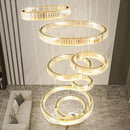 Ljojo Luxury Crystal Chandelier Modern LED Lighting for Bedroom, Dining, and Staircase