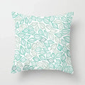 Ljojo Mint Green Geometric Print Lumbar Pillowcase