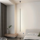 Slim Line Floor Light Led Pendant Lamp Suspension Hanging by Ljojo for Living Room Bedroom
