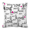 Heart Print Pillowcase for Home Decor by Ljojo - Love Cushion Cover