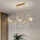 Ljojo Luxury Crystal Living Room Chandelier Modern Bedroom Pendant Lamp Ceiling Light