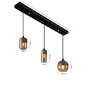 Nordic Wood Grain Color Led Pendant Lamp Modern Glass Pendant Lamp by Ljojo
