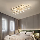 Modern Minimalist Rectangle Led Ceiling Lights for Living Room Bedroom by Ljojo