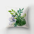 Deer Animal & Natural Leaves Cushion Cover by Ljojo - Home Decoration