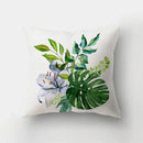Deer Animal & Natural Leaves Cushion Cover by Ljojo - Home Decoration