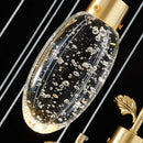 Copper Crystal Fruit Chandelier - Modern Luxury Hanging Lamp for Bedroom & Restaurant by Ljojo