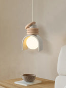 Ljojo LED Pendant Lamp: E27 Bulb, Resin, Adjustable Cord, Indoor Lighting