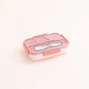 Ljojo 3 Compartment Microwavable Lunch Box Container