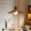 Ljojo Wabi Sabi Style Petal Fabric Pendant Light for Dining Room Chandelier