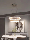 Ljojo LED Chandelier with Remote Control for Modern Home Decor