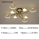 Modern Aluminum LED Ceiling Light Luxury for Living Room Dining Home Indoor, Ljojo Designer Lighting