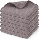Ljojo Microfiber Waffle Kitchen Towels - Ultra Absorbent Cleaning Rags
