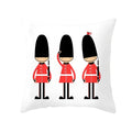 Ljojo London Cushion Cover: British Style Sofa Decor, Home Party Decoration Pillow Case