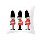 Ljojo London Cushion Cover: British Style Sofa Decor, Home Party Decoration Pillow Case