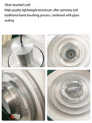 Ljojo Minimalist Multi Layered UFO LED Pendant Light for Living Room - Modern Aluminum Chandelier
