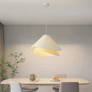 Nordic Cream Style Fabric Dining Table Pendant Lamp for Living Room by Ljojo