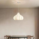 Japanese Pumpkin-Shaped Silk LED Pendant Lights | Wabi-sabi Home Decoration Chandeliers by Ljojo