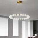 Ljojo Luxury Cream Magic Bean LED Chandelier