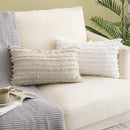 Cotton Linen Cushion Cover Set by Ljojo: Soft, Decorative Pillowcase for Living Room Sofa