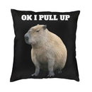 Capybara Nordic Cushion Cover by Ljojo - Home Decor Pillow Case