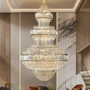 2025 European Duplex Large Chandelier Crystal Lamp for Villa Living Room - Ljojo
