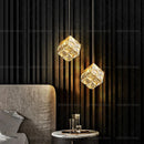 Ljojo Luxury Crystal Bedside Chandelier for Designer Living Room Wall & Hotel Bedroom