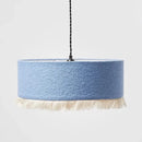 Japanese Cloth Pendant Lamp Retro Tassels Hanging Chandelier for Living Room - Ljojo