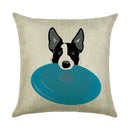 Ljojo Linen Pillowcase: Cartoon Digital Print Pattern for Office, Car, Home Sofa