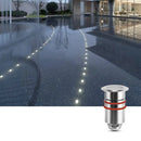 Ljojo Mini LED Stainless Steel Pool Underwater Light - Waterproof Deck Spotlight for Garden & Pathway