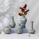 Ljojo™ Chinese Style Enamel Ceramic Vases Creative Home Office Decor