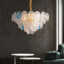 Glass Shade LED Chandelier | Modern Luxury Bedroom Living Room Decor Pendant Light by Ljojo