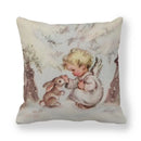 Ljojo Merry Christmas Pillowcase Cushion Cover for Festive Home Decor