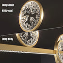 Ljojo Luxury LED Crystal Chandelier for Dining Room and Kitchen
